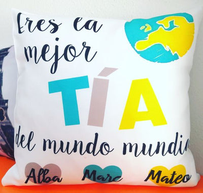 Cojín Personalizado | La mejor tía