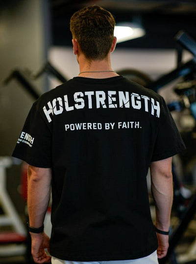 Playera negra | GYM | Holstrength