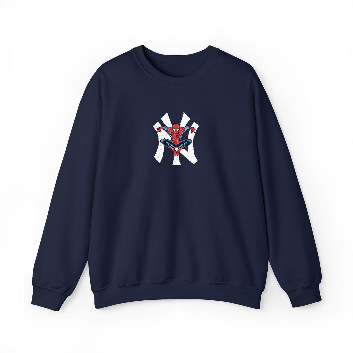 Sudadera | Cuello redondo | Azul | hombre araña| Spider man | NY Spider man