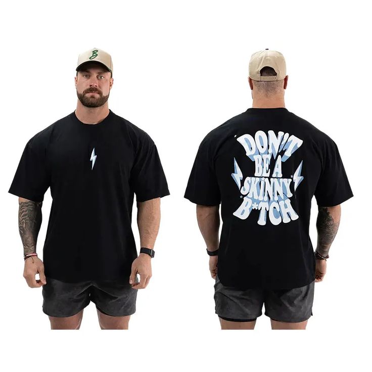 Playera negra | GYM | Don´t Be a Skinnt B*TCH
