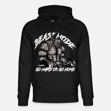 Sudadera negra | GYM | Beast Mode