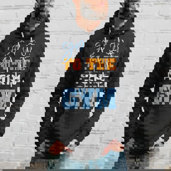 Sudadera negra | GYM | Go To The F'cking Gym
