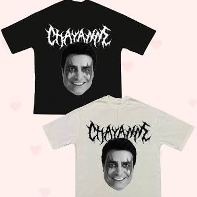 Playera | Negro y Blanco | Chayanne | Tendencia