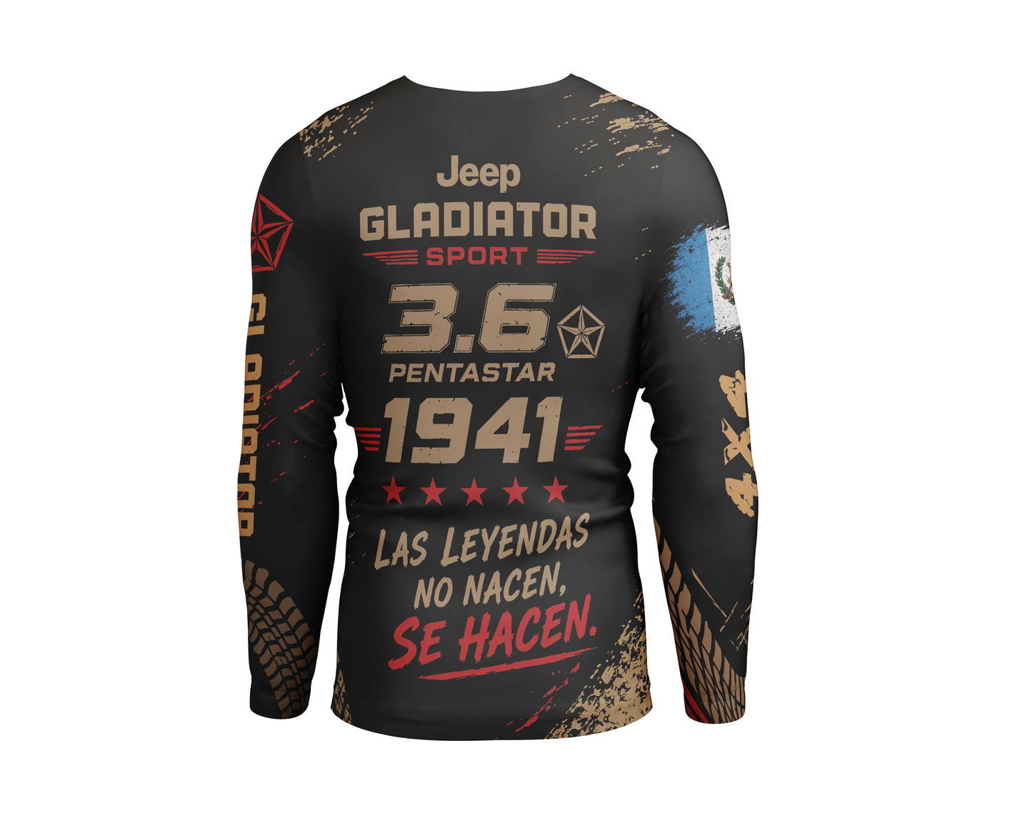 Camisola Full Sublimación | manga larga | Gladeador