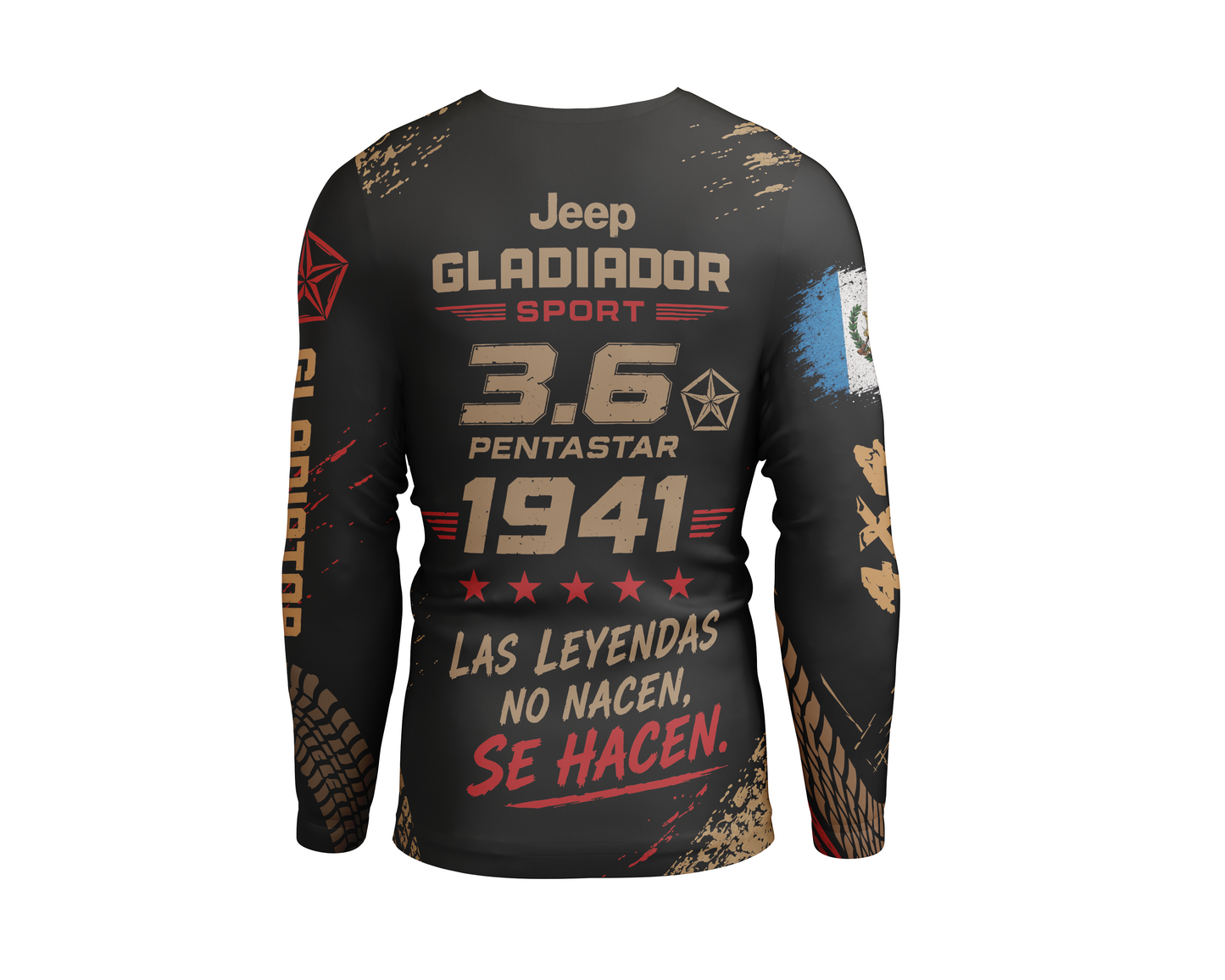 Camisola Full Sublimación | manga larga | Gladeador Cano