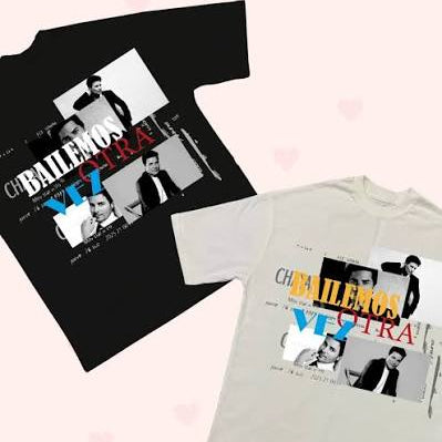 Playera | Blanco | Chayanne | collage de Fotos