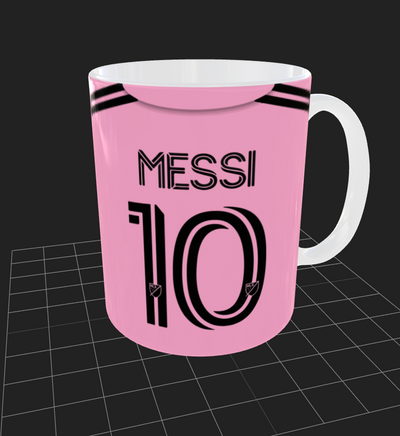 Taza Personalizada | MESSI | Miami camisola rosa