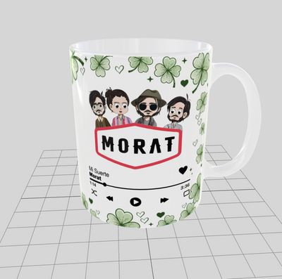 Taza personalizada | Morat | Mi suerte | Anai