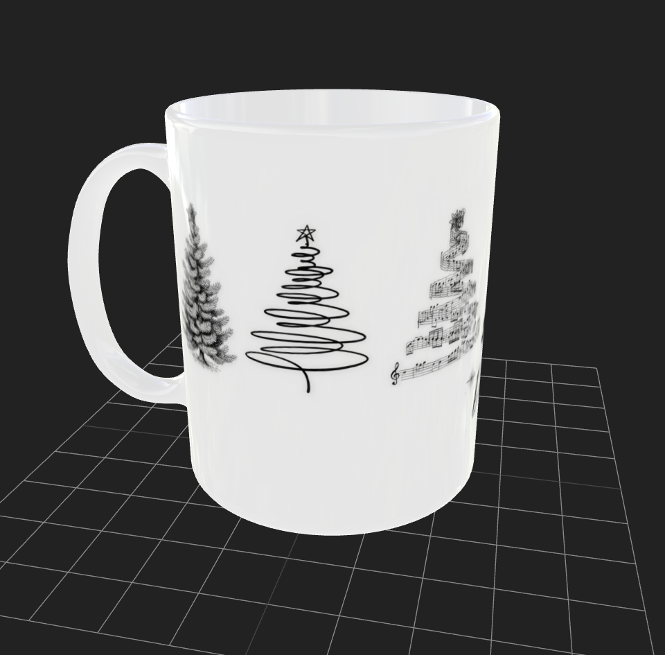 Taza Personalizada| Arbolitos de navidad