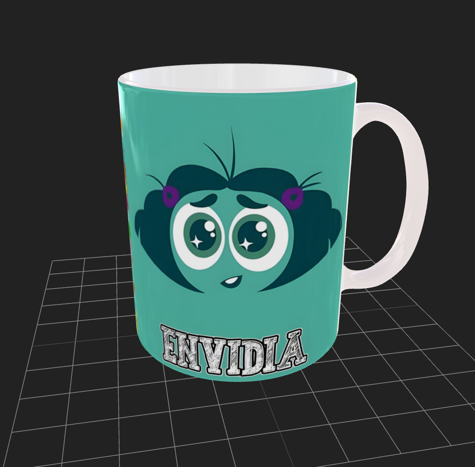 Taza personalizada | Intensamente |INTENSAMENTE-ENVIDIA