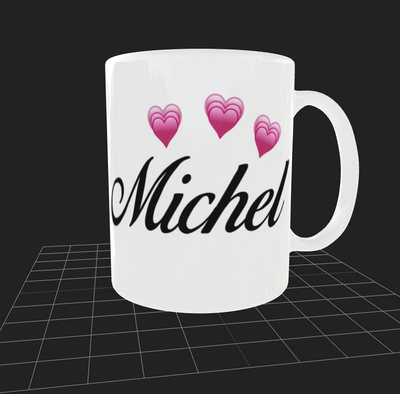 Tazas Personalizada | Stitch| Michel| Opción 1