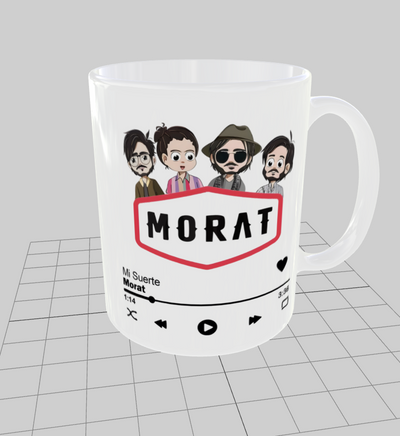 Taza personalizada | Morat | Mi suerte | Anai | Opción 2