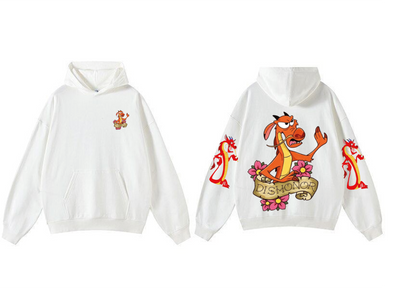 Sudadera personalizada | Blanca | Mushu | DISHONOR