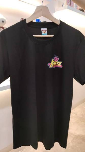 Playera personalizada | Negro | Soy Luna | Nombre Soy Karol