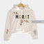 Sudadera Tipo Crop Top | Morat | Beige| Porque cuando estoy contigo