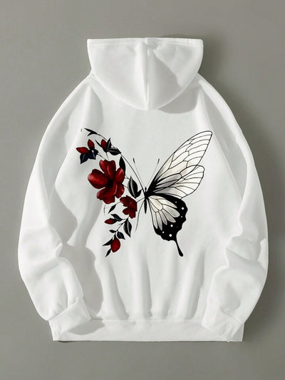 Sudaderos  Personalizadas | Floral y mariposa