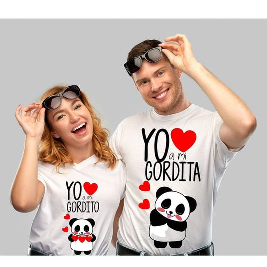 Duo de playeras personalizadas |  Día del Amor