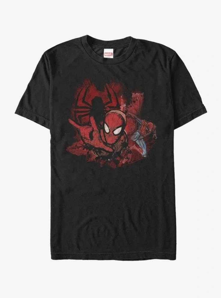 Playera | Negro | Hombre araña | spider man | Marvel | Dibujo animado