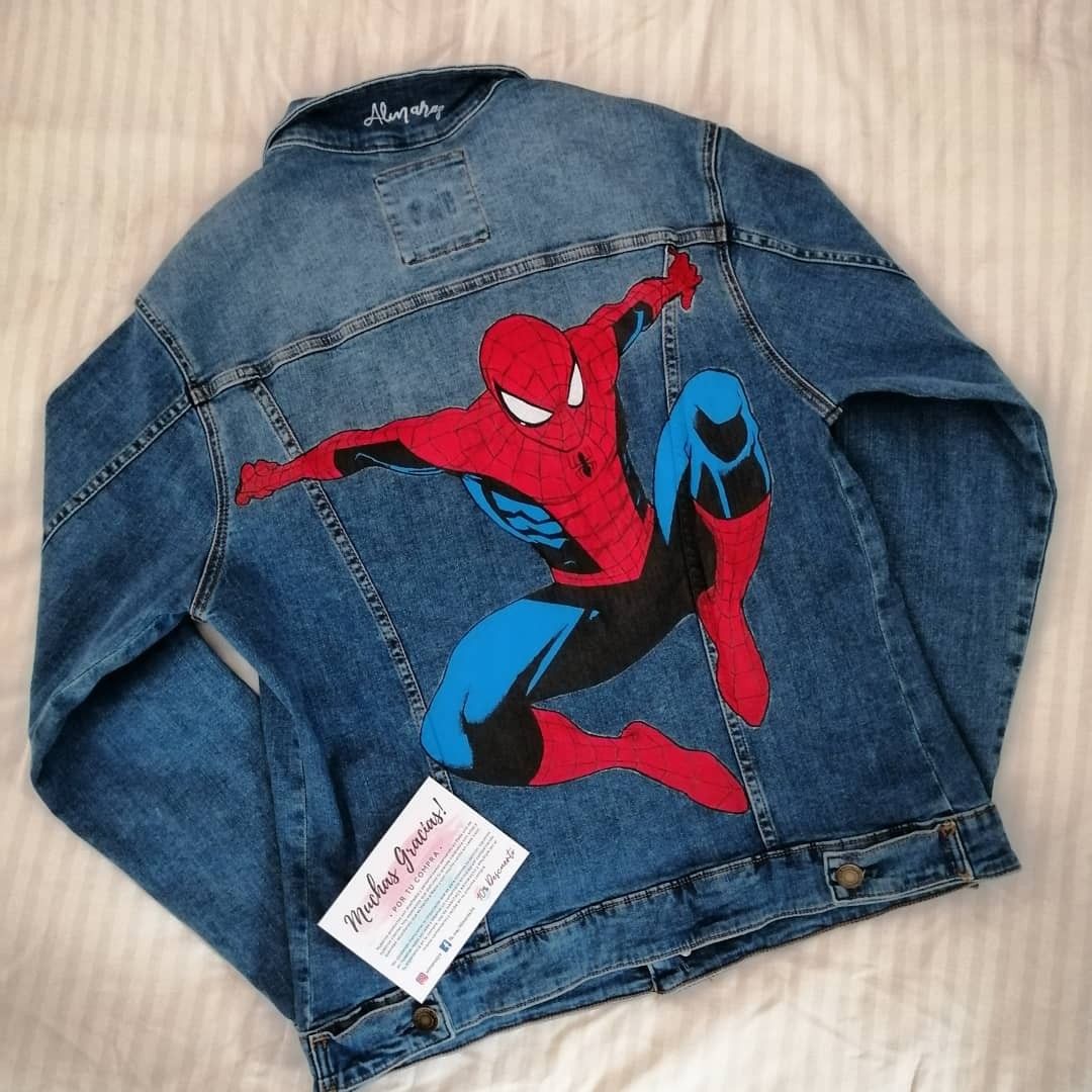 Chaqueta de lona  | Hombre araña | Spiderman | Jacket Azul
