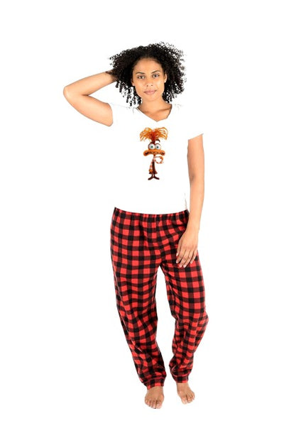 Pijama de intensamente | Rojo | cuadros | Manga Corta| Ansiedad