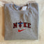 Sudadera | Cuello redondo | gris | hombre araña| Spider man | Nike spiderman