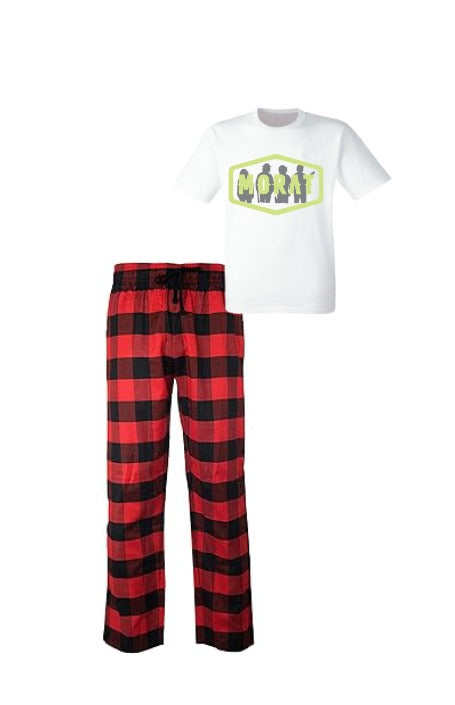 Pijama de Morat | Rojo | cuadros | Manga Corta | Logo