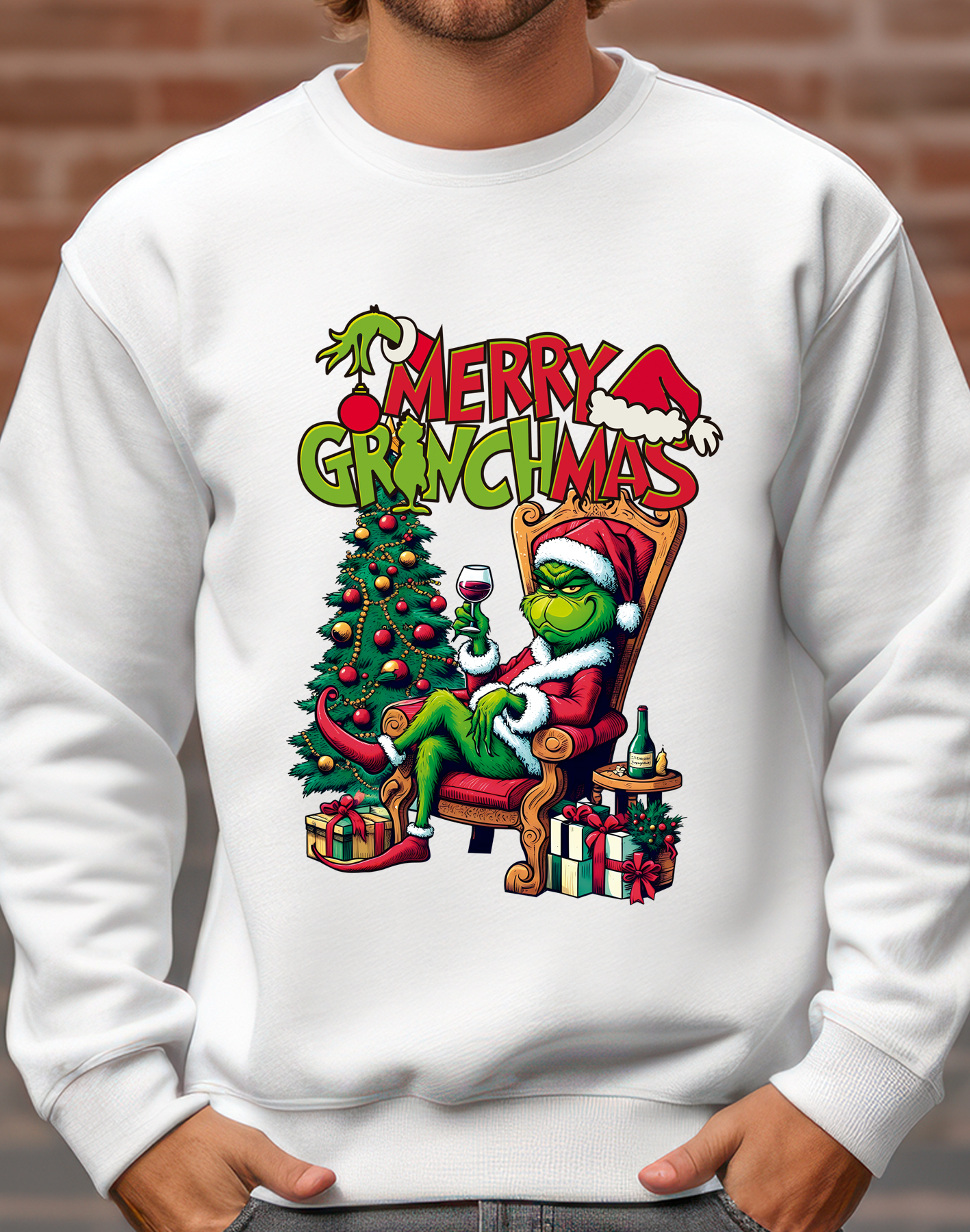 Sueter navideño | blanco | Grinch 15