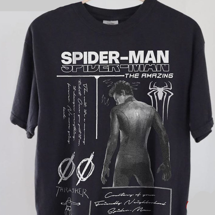 Playera | Negro | Hombre araña | spider man | Marvel | T-Shirt Andrew Garfield Shirt Hoodie