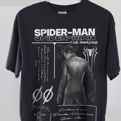 Playera | Negro | Hombre araña | spider man | Marvel | T-Shirt Andrew Garfield Shirt Hoodie