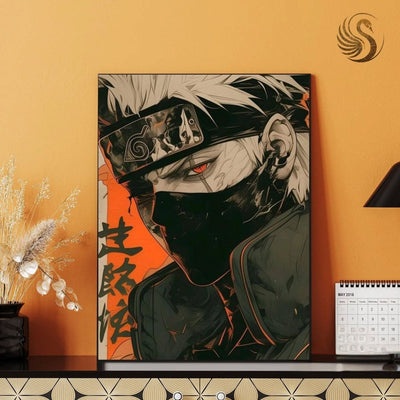 Cuadro Metálico Personalizable | Kakashi Hatake | Ninja