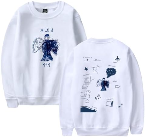 Sudadero | Cuello Redondo | blanco | Milo J  | 111  Dibujos animados