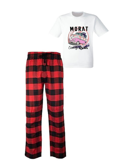 Pijama de Morat | Rojo | cuadros | Manga Corta |  Cómo te atreves