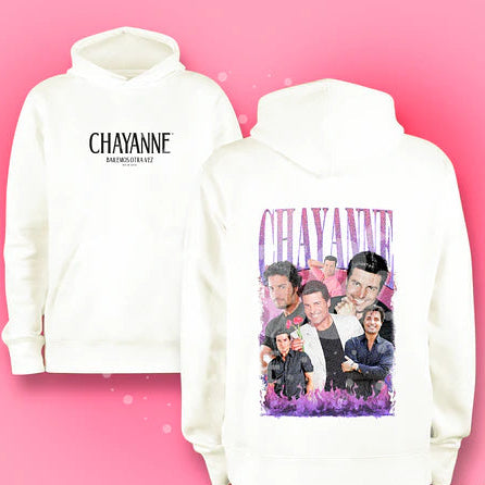 Sudadero | Blanco | Chayanne | Fuente Artistico