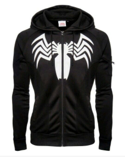 Sudadera | Negro  | Hombre Araña | Spider man | araña blanco