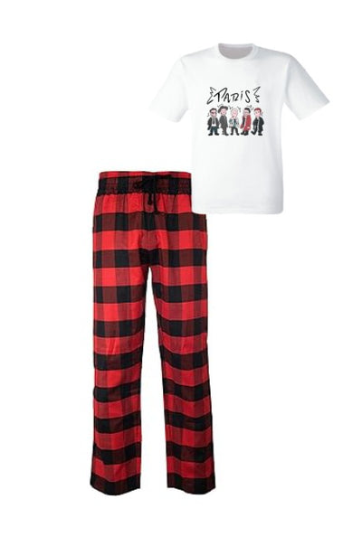 Pijama de Morat | Rojo | cuadros | Manga Corta |  Paris