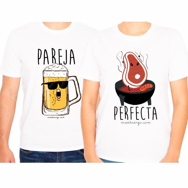 Duo de playeras personalizadas |  Día del Amor