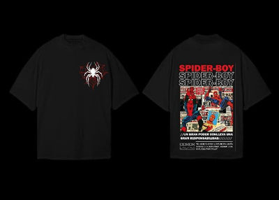Playera | Negro | Hombre araña | spiderman | Spider-Boy