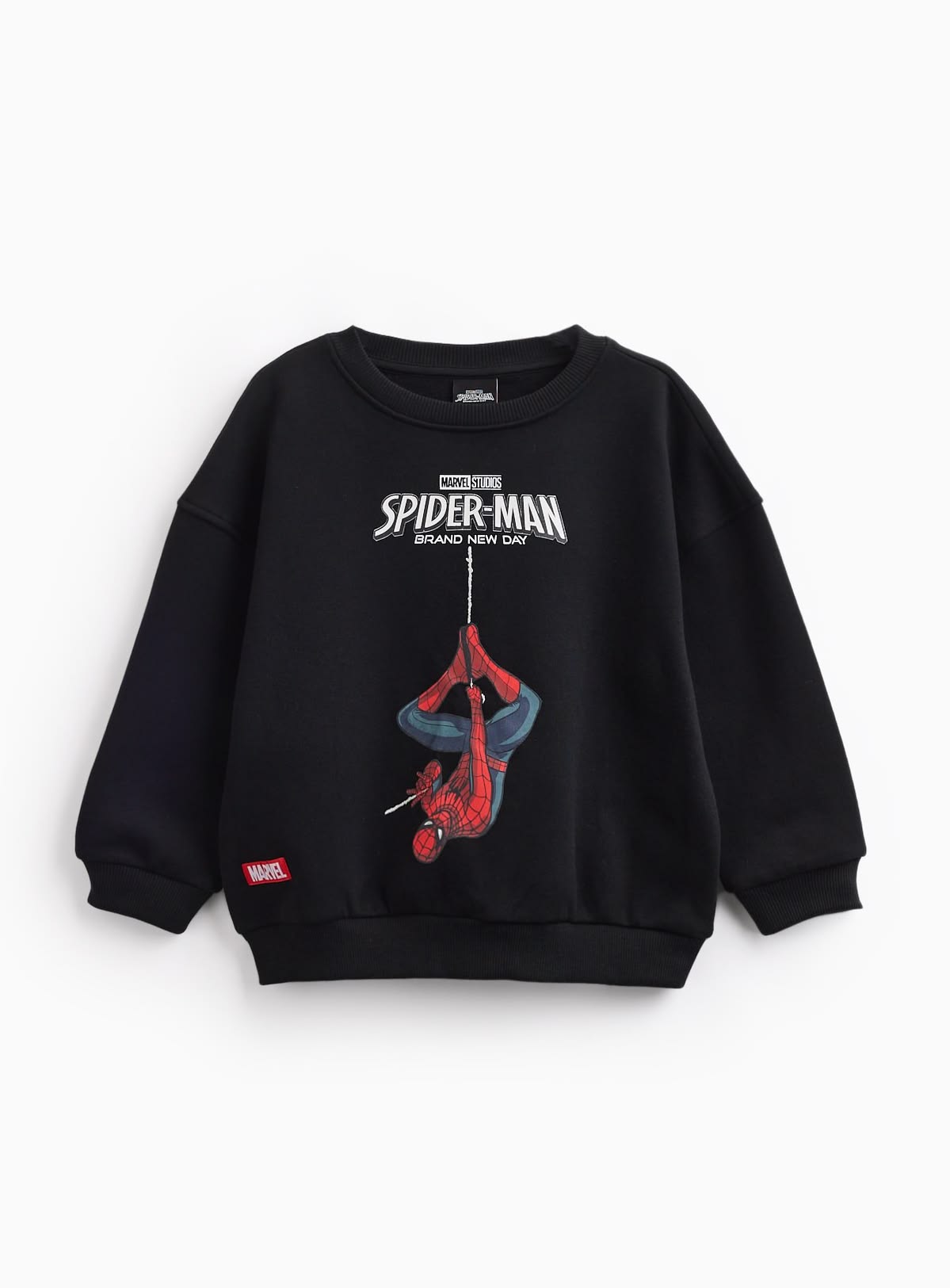 Sudadera | Cuello redondo | Negro | hombre araña| Spider man | Black spider-Man Graphic