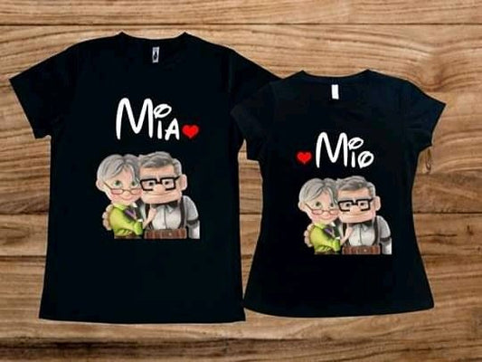 Duo de playeras personalizadas |  Día del Amor