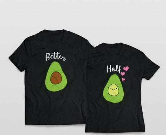 Duo de playeras personalizadas |  Día del Amor