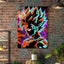 Cuadro Metálico Personalizable | Goku | Silueta Fosforecente