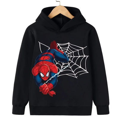 Sudadera | negro | Hombre Araña | Spider man | super poderes