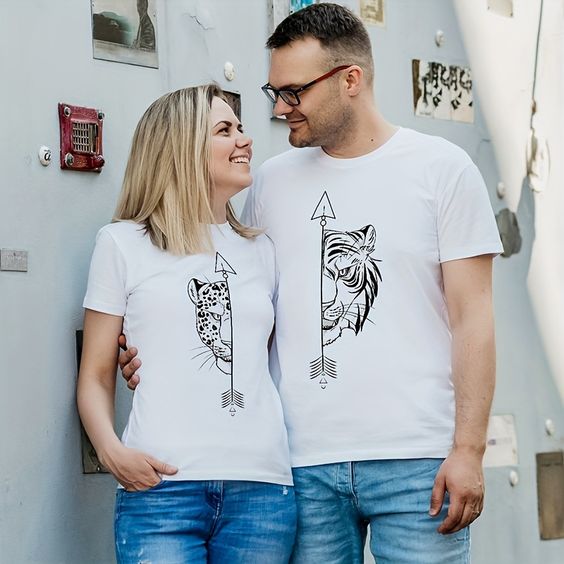 Duo de playeras personalizadas |  Día de  la amistad y de la amistad