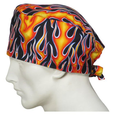 Gorro Quirurgico  |  llamas de fuego