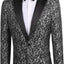 Traje Casimir importado | Tela casimir Brillante | Importada |Regional México | Plateado