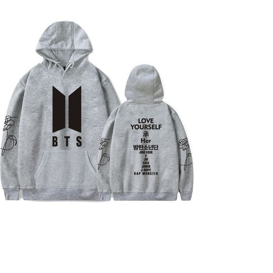 Sudadera BTS  | Gris | SetList