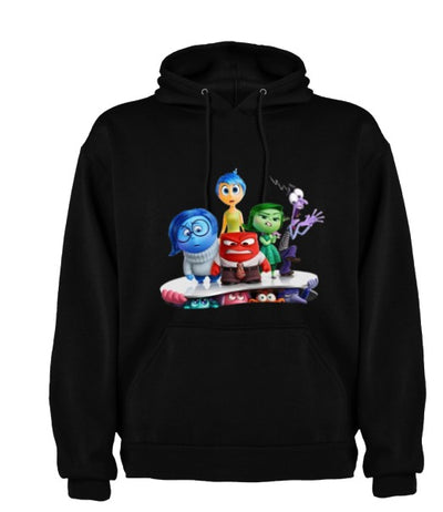 Sudadera INTENSAMENTE|  Negro| Pelicula