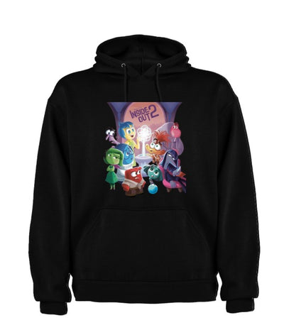 Sudadera INTENSAMENTE|  Negro| Inside Out