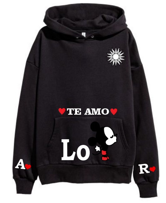 Sudadera negra | Mickey | Lo