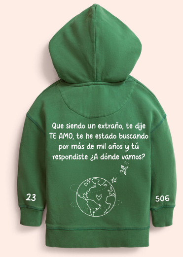 Sudadera verde | MORAT | Palabras dispersas